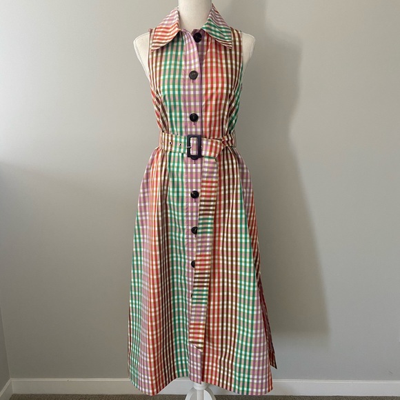 kate spade Dresses & Skirts - Kate spade ♠️ rainbow plaid shirtdress